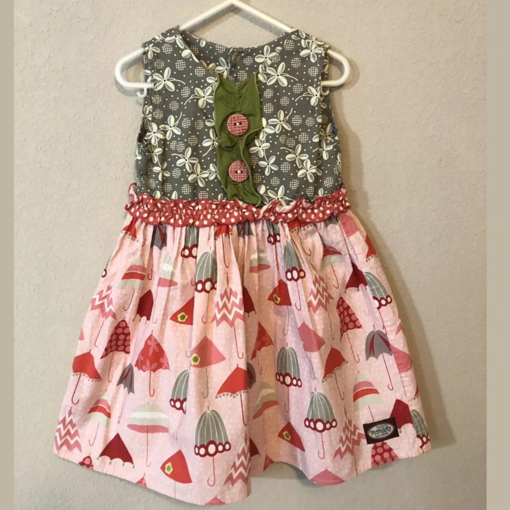 Persnickety Maggie Umbrella Pink Tunic Dress